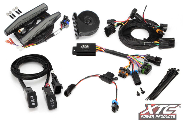 XTC POWER PRODUCTS Auto Turn Signal Kit W/ Horn And Front Drl Lights Can ATS-HON-S32-DRL