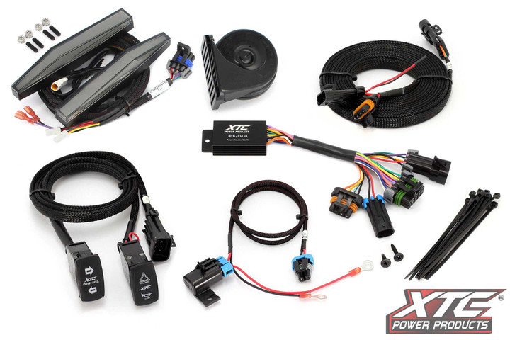 XTC POWER PRODUCTS Auto Turn Signal Kit W/ Horn And Front Drl Lights Can ATS-POL-XP16-DRL