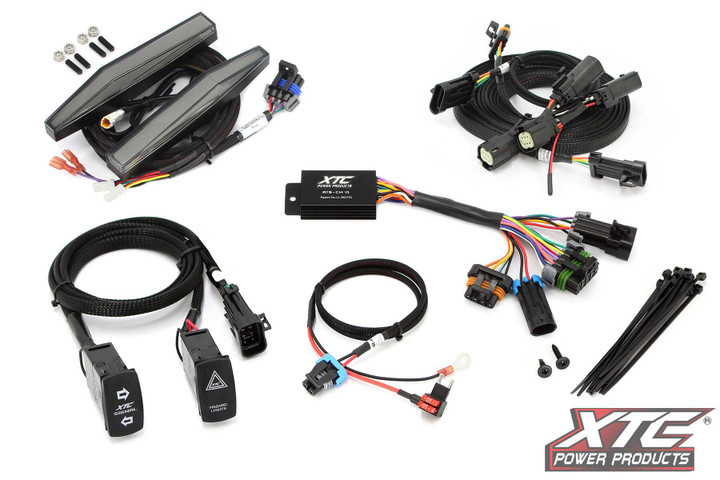 XTC POWER PRODUCTS Auto Turn Signal Kit W/ Horn And Front Drl Lights Can ATS-ROX-M6-DRL