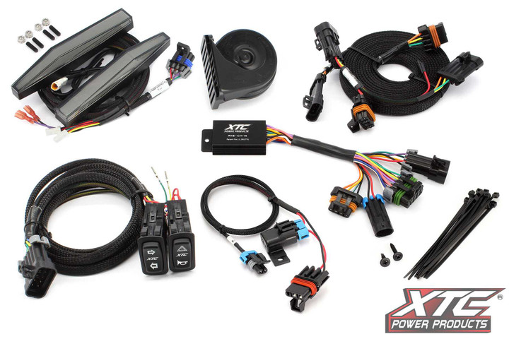 XTC POWER PRODUCTS Auto Turn Signal Kit W/ Horn And Front Drl Lights Can ATS-POL-RAN570-DRL