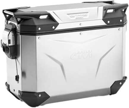 GIVI Outback Evo Smart Case 37L Right Only Silver OBKEV37AR