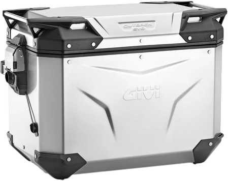 GIVI Outback Evo Smart Case 48L Left Only Silver OBKEV48AL