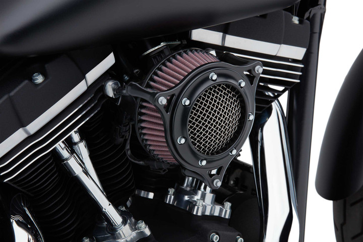 COBRA Rpt Air Intake System Black / Black Softail 18-25 606-0104-05B-SB