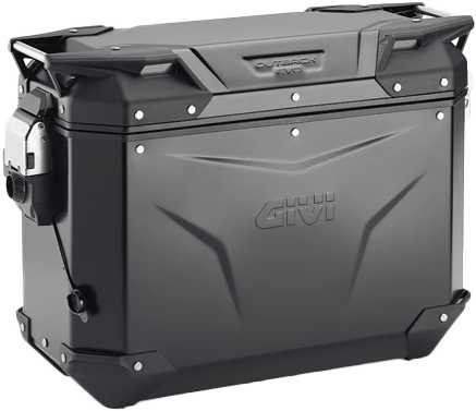 GIVI Outback Evo Smart Case 37L Left Only Black OBKEV37BL