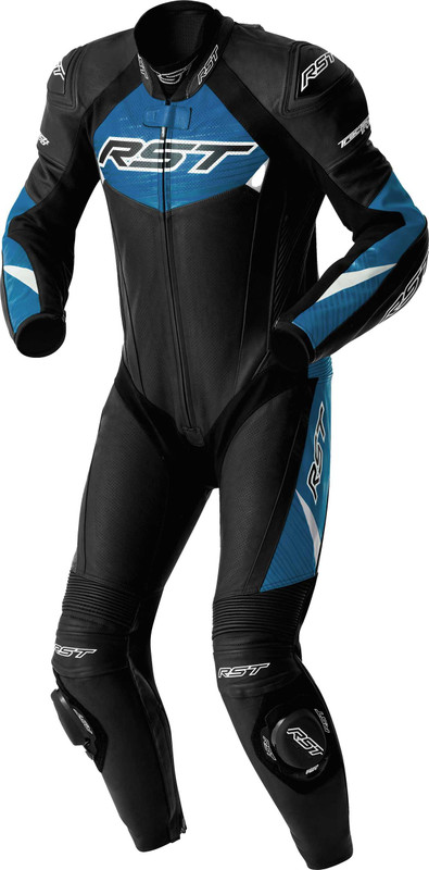 RST Tractech Evo D3O Suit Blk/Blu Leather Sm 103634BLU-40