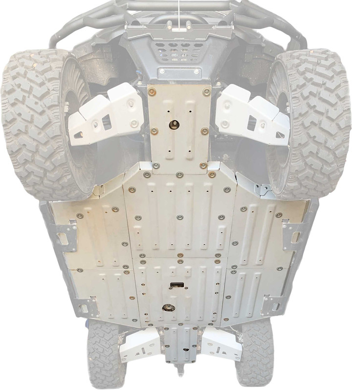 RIVAL POWERSPORTS USA Central Skid Plate 2444.8166.1
