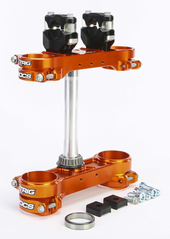XTRIG Rocstech Clamp Set Orange Ktm 22Mm 501330501101