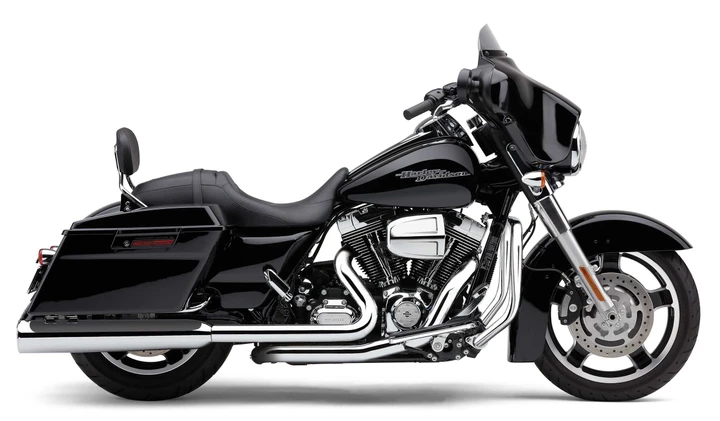 COBRA 4.5" Powrflo Round Slip-Ons Chrome Flh/Flt 17-25 6214