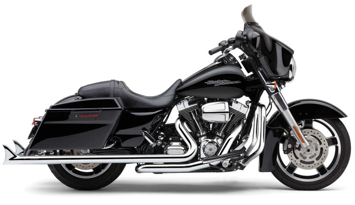COBRA Speedster Duals Fishtail Chrome Flh/Flt 17-24 6975