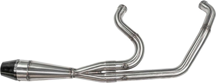 SAWICKI 2In1 Tc Softail Shorty Brushed Ss 930-01079