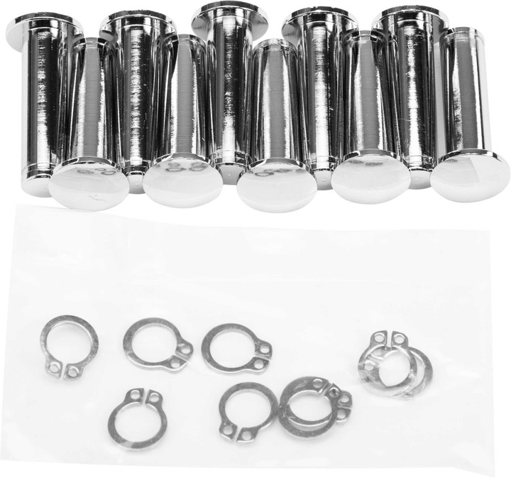HARDDRIVE Lever Pin & Circlip Bracket `08-20 Flh Chrome 051209