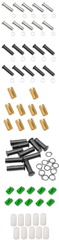 HARDDRIVE Pivot Pin And Clip `99-17 Big Twin Black 051211