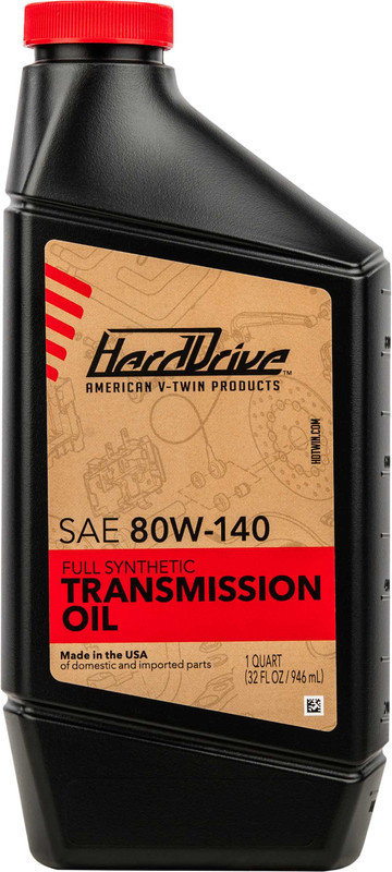 HARDDRIVE Syn Transmission Oil 80W140 1 Qt (12/Case Sold Ea) 198295