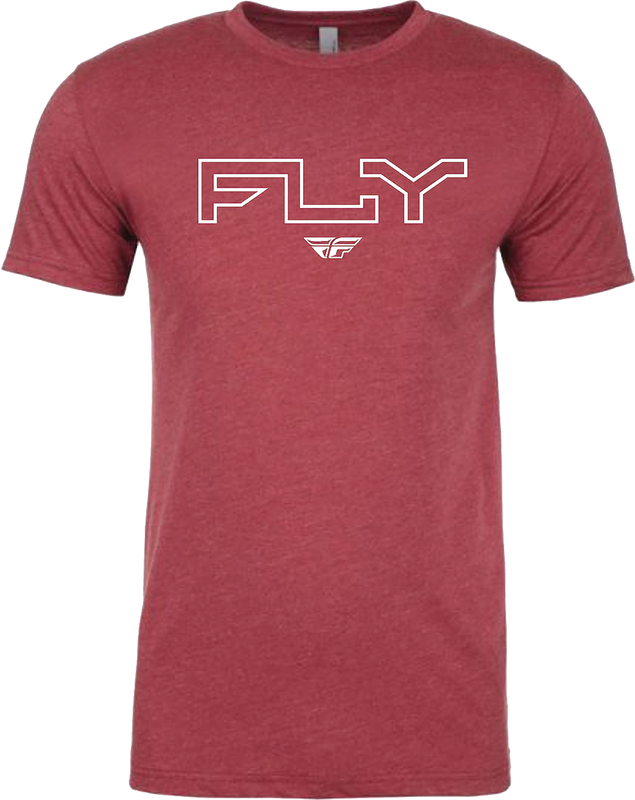 FLY RACING Fly Edge Tee Cardinal Xl 354-0309X