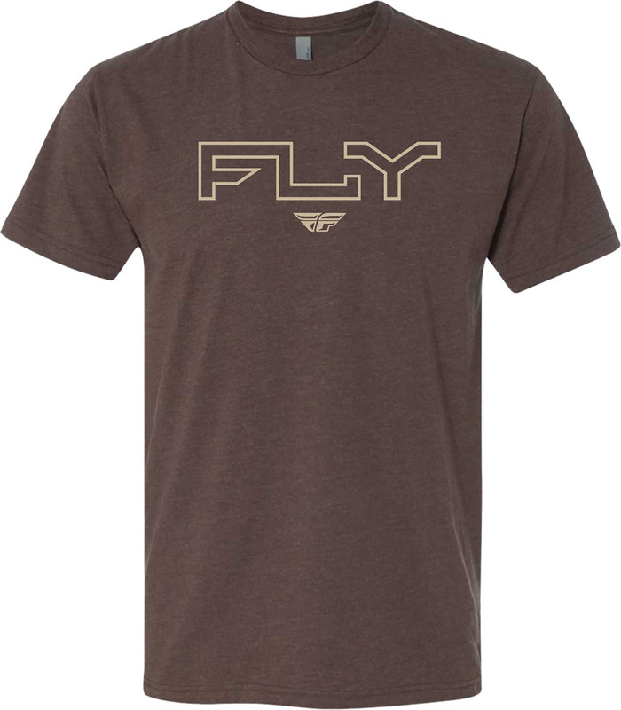 FLY RACING Fly Edge Tee Espresso Md 354-0312M