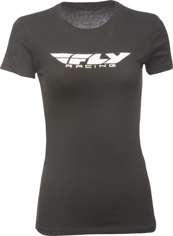 FLY RACING Women'S Fly Corporate Tee Black Xl 356-0370X