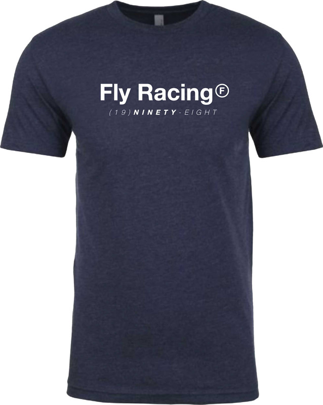 FLY RACING Fly Trademark Tee Midnight Navy Lg 354-0314L
