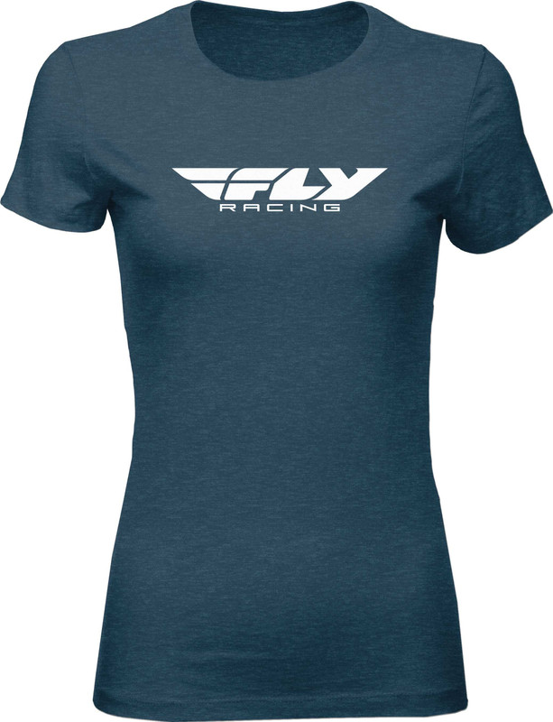 FLY RACING Women'S Fly Corporate Tee Indigo Sm 356-0362S