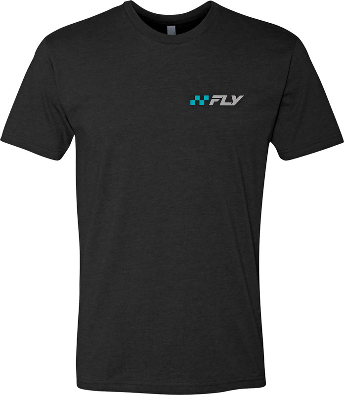 FLY RACING Fly Victory Tee Black Sm 354-0326S