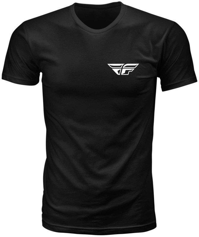 FLY RACING Fly Staple Tee Black Xl 354-0404X