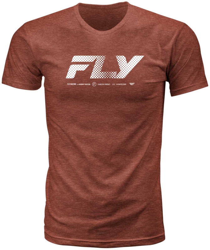FLY RACING Fly Worldwide Tee Red Sm 354-0407S