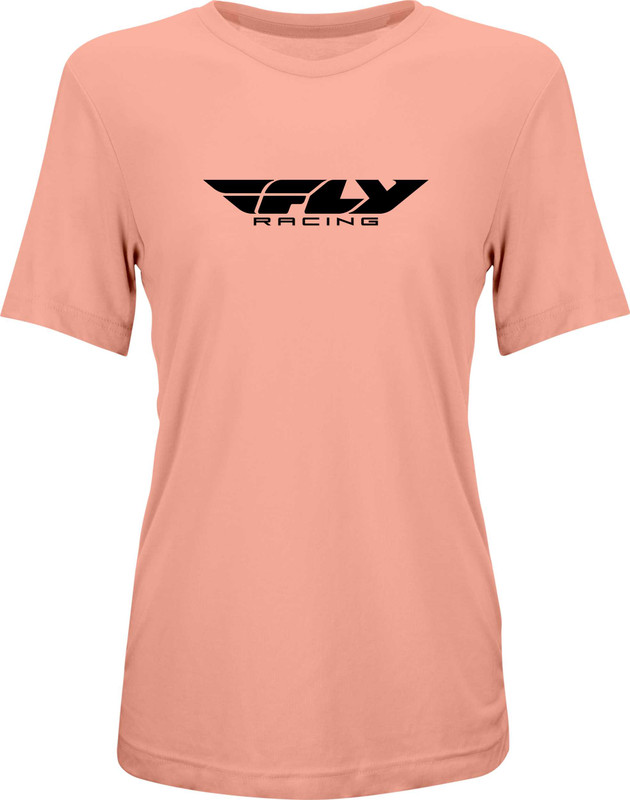 FLY RACING Women'S Fly Origin Corp Tee Peach Md 356-0102M