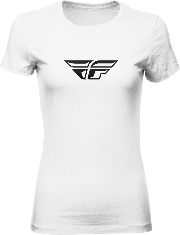 FLY RACING Women'S Fly F-Wing Tee White Lg 356-0481L