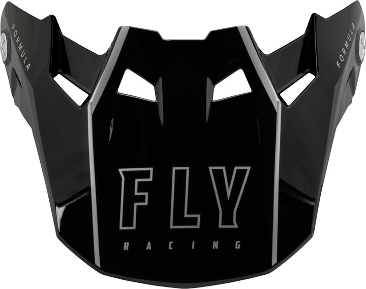 FLY RACING Formula Carbon Tracer Visor Silver/Black Md/Lg 73-47124M