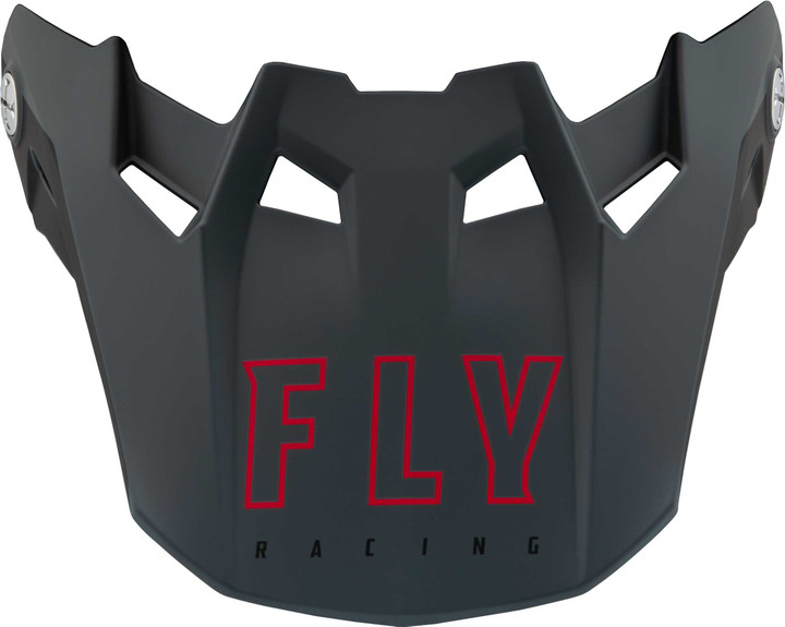 FLY RACING Formula Cc Centrum Visor Matte Grey/Black Yl/Sm 73-47131S