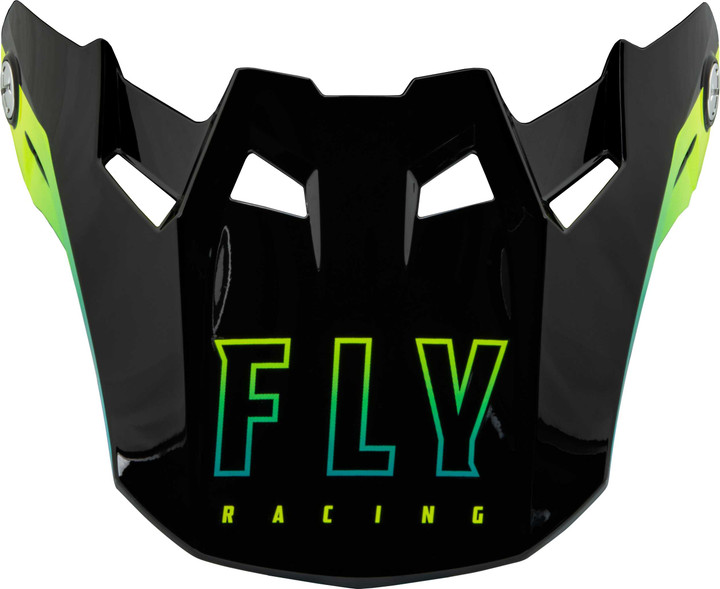 FLY RACING Formula Cc Centrum Visor Black/Blue/Hi-Vis Md/Lg 73-47130M