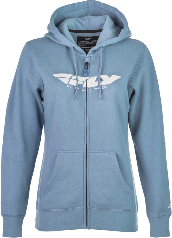 FLY RACING Women'S Fly Corporate Zip Up Light Blue Lg 358-0063L