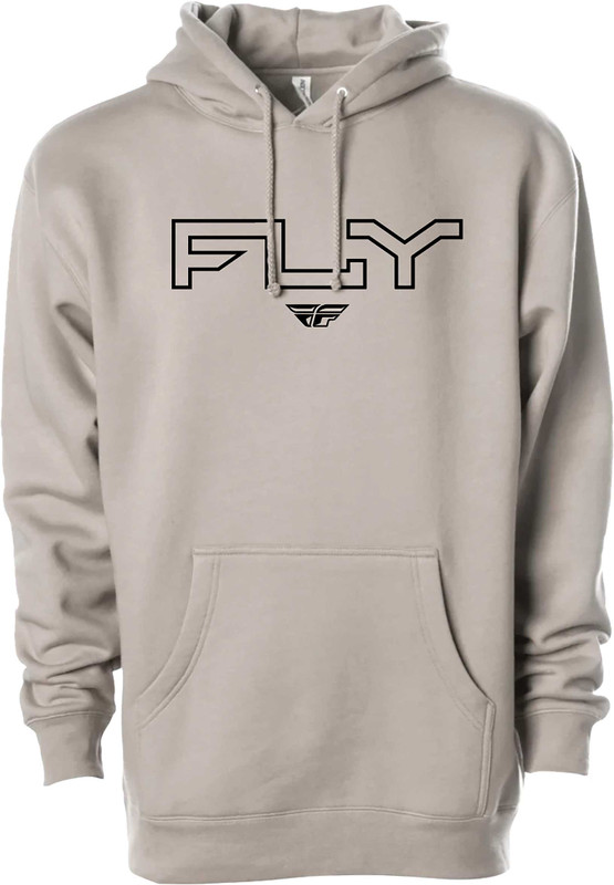 FLY RACING Fly Edge Hoodie Cement Sm 354-0305S