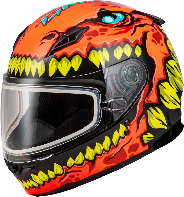 GMAX Youth Gm-49Y Drax Snow Helmet Orange Yl F2499272