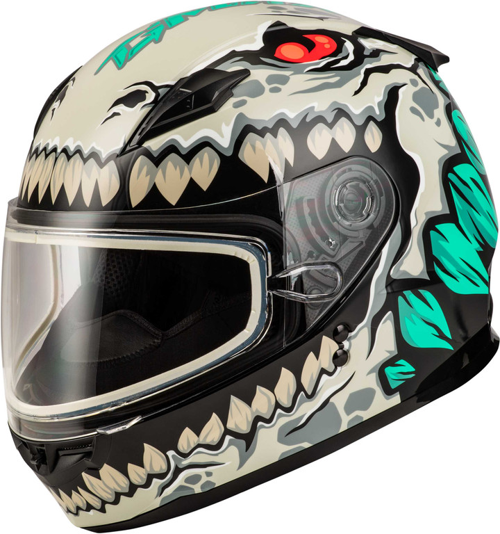 GMAX Youth Gm-49Y Drax Snow Helmet Silver Yl F2499122