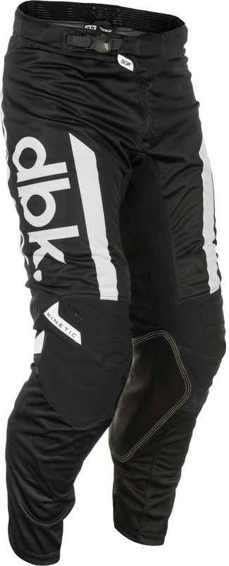 FLY RACING Kinetic Mesh Dbk Pants Black/White Sz 28 379-32728