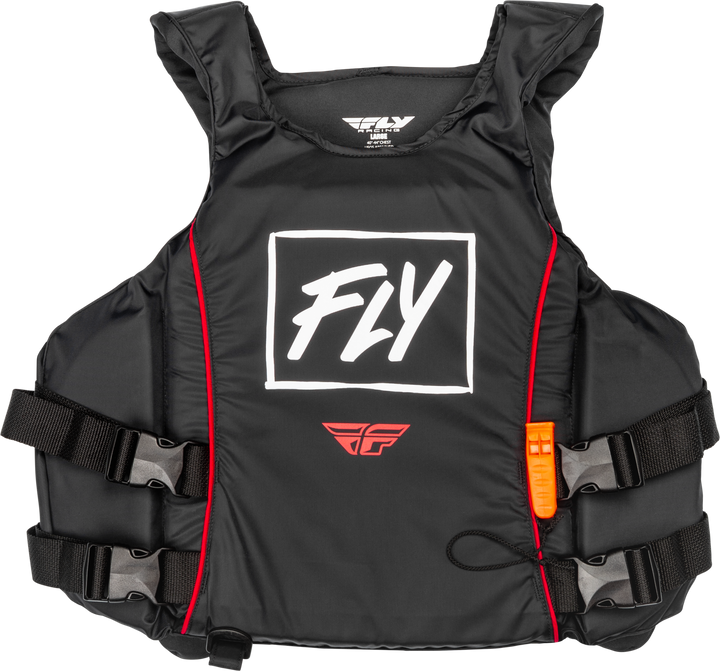 FLY RACING Pullover Flotation Vest Black/White/Red Sm 221-30300S