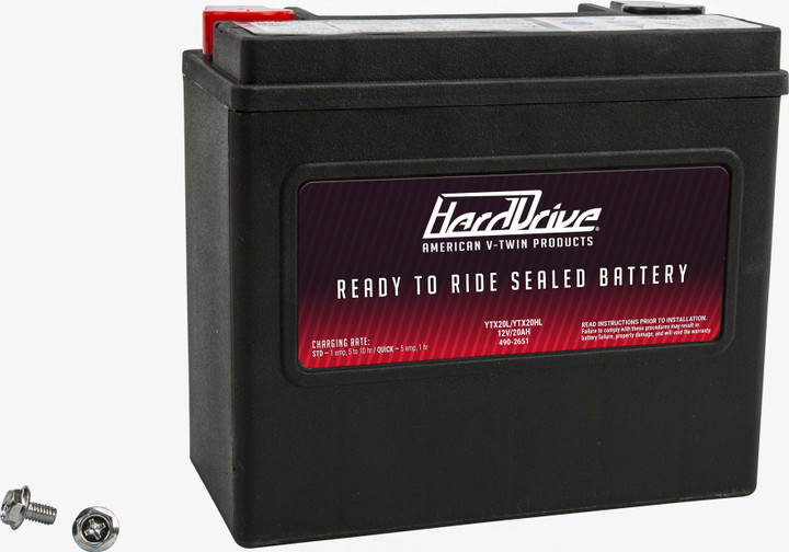 HARDDRIVE Battery Ytx20L/Ytx20Hl 320Cca Factory Activated Sealed Agm HVT20L