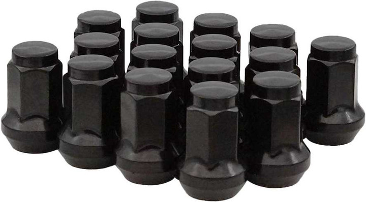 SEDONA Lug Nuts Black Pol 3/8"-24 60 Tapered 16/Pk DFC-54038B