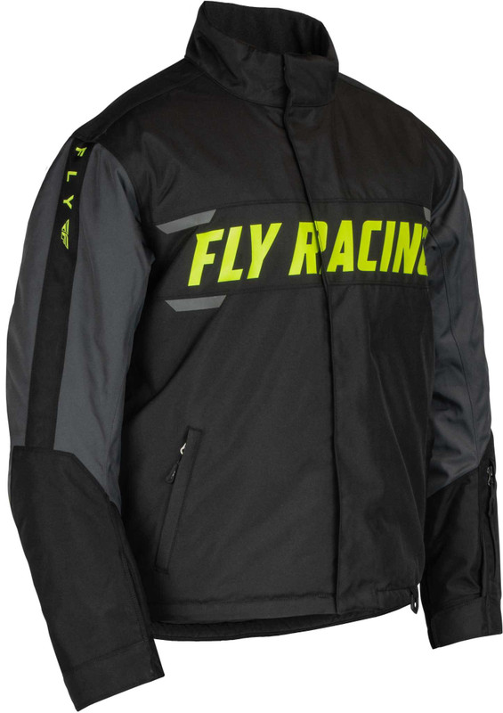 FLY RACING Outpost Jacket Black/Grey/Hi-Vis Lg 470-5503L