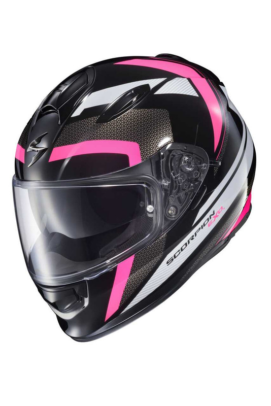 SCORPION EXO Ryzer Full-Face Helmet Evolution Pink 2X RYZ-2037