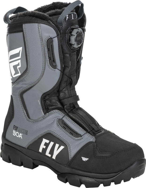 FLY RACING Marker Boa Boot Black/Grey Sz 09 361-96609