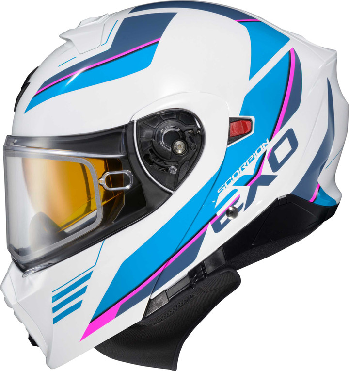 SCORPION EXO Exo-Gt930 Cold Weather Helmet Modulus Wht/Blu Xl (Dual Pane) 93-1026-SD