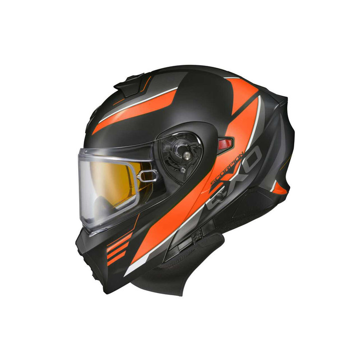 SCORPION EXO Exo-Gt930 Cold Weather Helmet Modulus Orange Xl (Dual Pane) 93-1046-SD