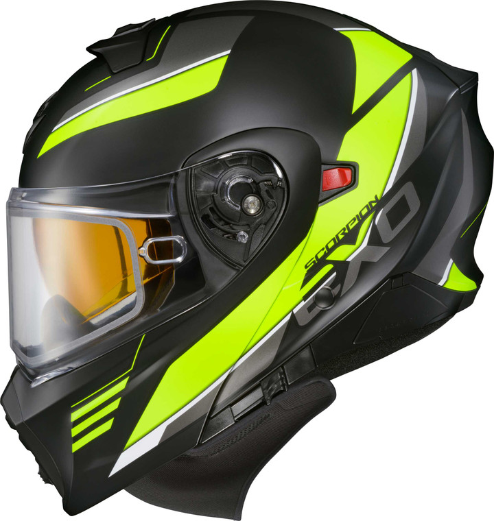 SCORPION EXO Exo-Gt930 Cold Weather Helmet Modulus Hi-Vis Xl (Electric) 93-1036-EC