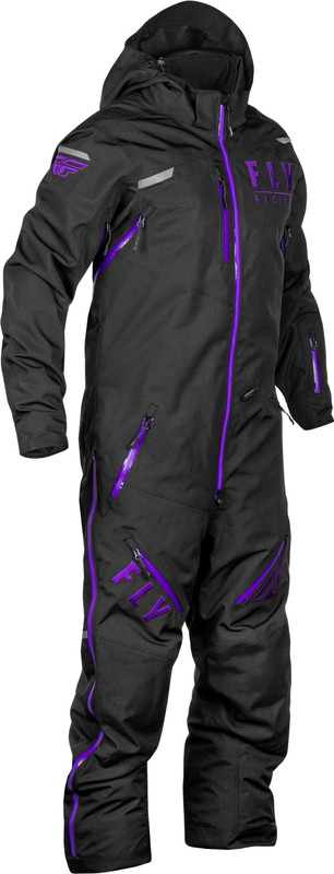 FLY RACING Cobalt Shell Monosuit Black/Purple Sm 470-4359S
