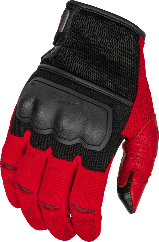 FLY RACING Coolpro Force Gloves Black/Red Md 476-4129M
