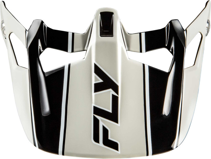 FLY RACING Werx-R Carbon Flow Visor Black/Grey 73-9230V
