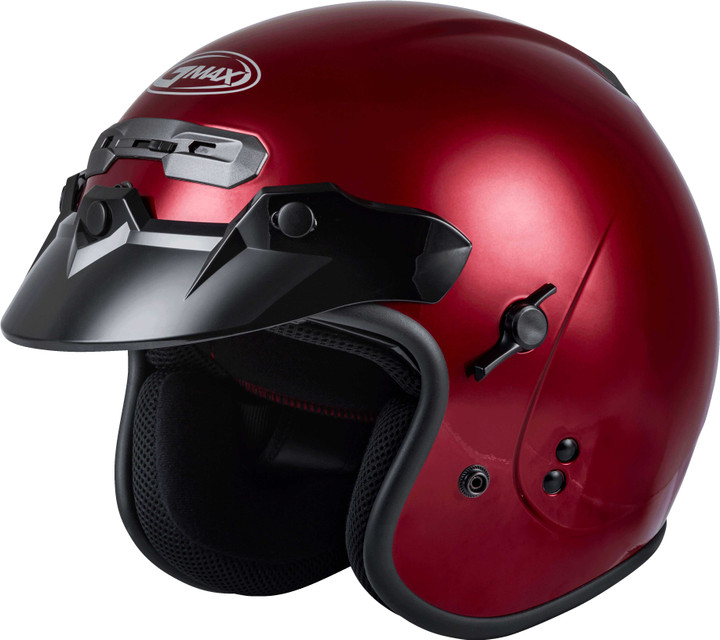 GMAX Gm-32 Open-Face Helmet Candy Red Lg G1320096