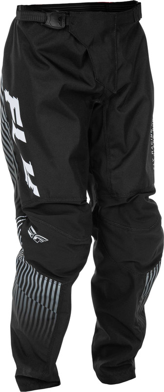 FLY RACING Youth F-16 Pants Black/White Sz 24 379-23024