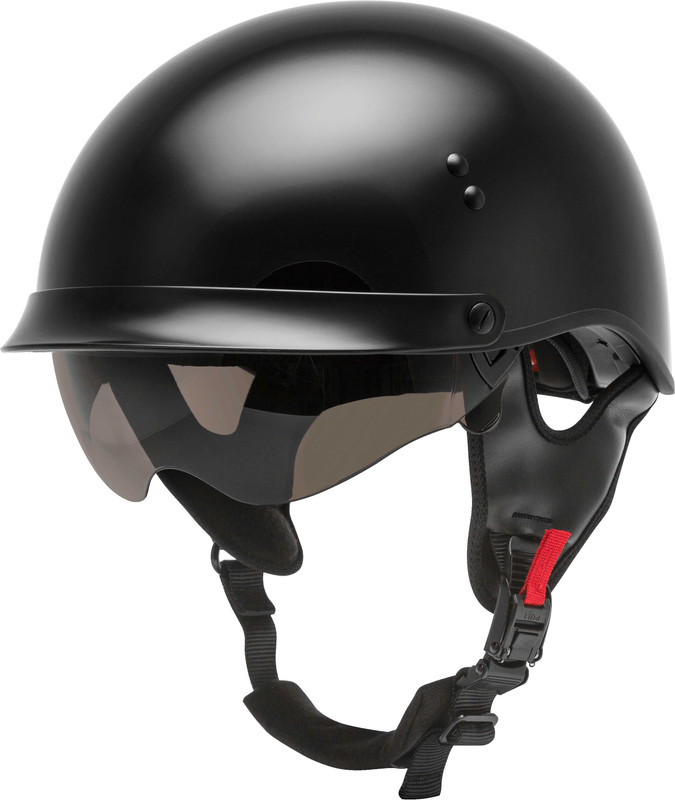 GMAX Hh-65 Half Helmet Full Dressed Black 2X H9650028
